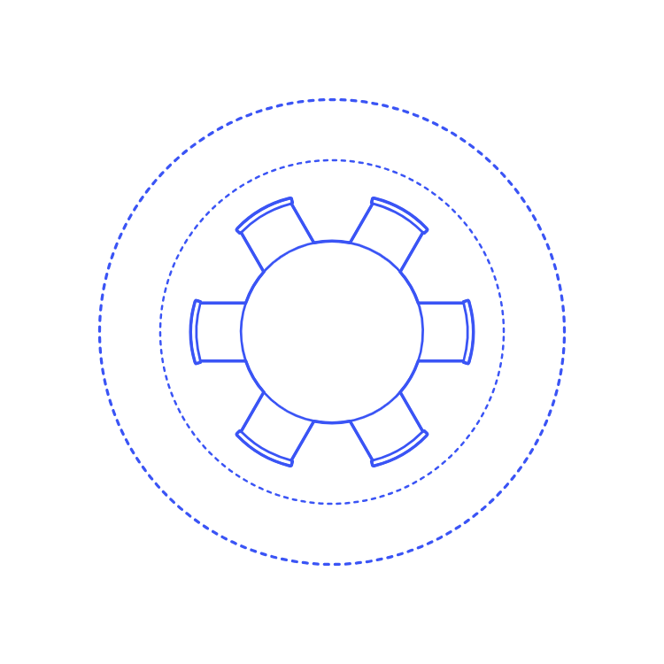 Layouts Dining Rooms Circle Casual Medium Vinyl Cutting Svg File Free Vectors